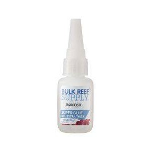 1 OZ. BOTTLE BRS EXTRA THICK GEL SUPER GLUE - BULK REEF SUPPLY 1 OZ. BOTTLE BRS EXTRA THICK GEL SUPER GLUE - BULK REEF SUPPLY
