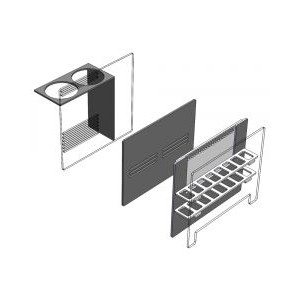 20 GALLON LONG SUMP BAFFLE KIT - FIJI CUBE
