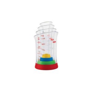 4-PIECE LIQUID MEASURING BEAKER SET - OXO GOOD GRIPS 4-PIECE LIQUID MEASURING BEAKER SET - OXO GOOD GRIPS