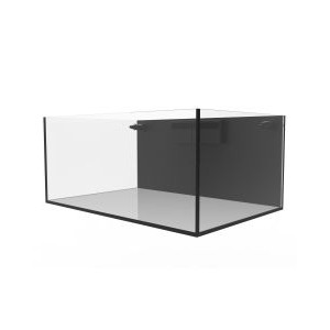 57 GALLON SHALLOW EXTERNAL OVERFLOW RIMLESS AQUARIUM - FIJI CUBE