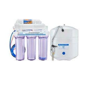 5 STAGE 75GPD DRINKING WATER RO SYSTEM WITH SILVER FAUCET - BULK REEF SUPPLY