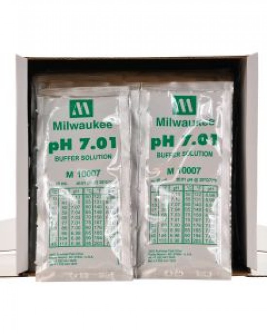7.01 CALIBRATION SOLUTION BOX OF 25 - MILWAUKEE 7.01 CALIBRATION SOLUTION BOX OF 25 - MILWAUKEE
