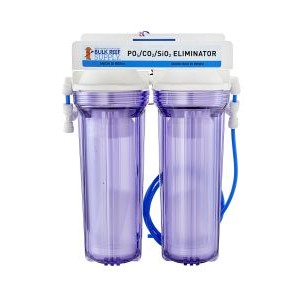 DUAL DI PHOSPHATE CO2 SILICA ELIMINATOR WITH DM-1 DUAL TDS METER - BULK REEF SUPPLY