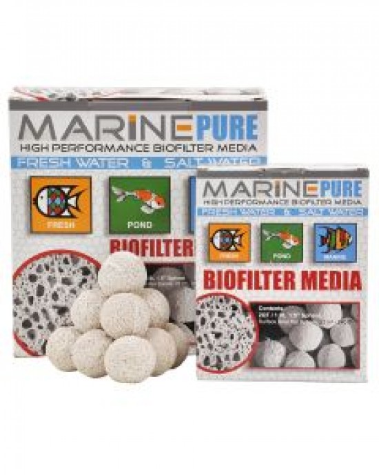 MARINEPURE CERAMIC BIOMEDIA 1 1/2” SPHERES MARINEPURE CERAMIC BIOMEDIA 1 1/2” SPHERES