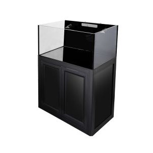 NUVO EXT 75 AQUARIUM WITH BLACK APS STAND - INNOVATIVE MARINE