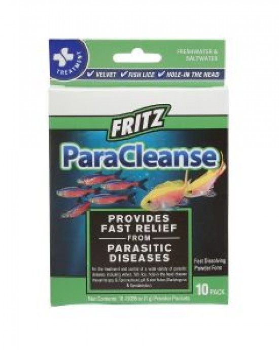 PARACLEANSE PARASITE FISH TREATMENT - FRITZ AQUATICS PARACLEANSE PARASITE FISH TREATMENT - FRITZ AQUATICS
