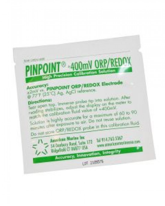 PINPOINT ORP (REDOX) 400 CALIBRATION FLUID - AMERICAN MARINE INC.