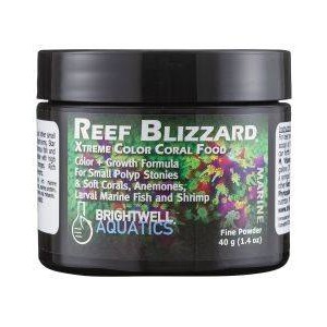 REEFBLIZZARD-XC - XTREME COLOR POWDERED FOOD - FOR SPS, SOFTIES LARVAL FISH - BRIGHTWELL AQUATICS