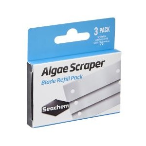 REPLACEMENT METAL BLADES FOR SEACHEM ALGAE SCAPER (3 PACK) - SEACHEM REPLACEMENT METAL BLADES FOR SEACHEM ALGAE SCAPER (3 PACK) - SEACHEM