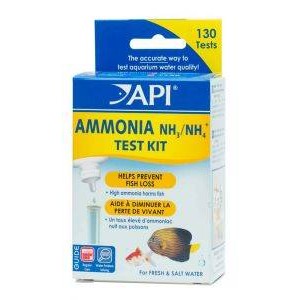 FRESHWATER/SALTWATER AMMONIA TEST KIT, TEST KIT OF 130 TESTS - API FRESHWATER/SALTWATER AMMONIA TEST KIT, TEST KIT OF 130 TESTS - API