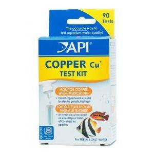FRESHWATER/SALTWATER COPPER TEST KIT, TEST KIT OF 90 TESTS - API FRESHWATER/SALTWATER COPPER TEST KIT, TEST KIT OF 90 TESTS - API