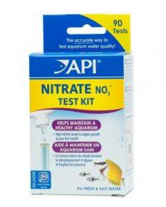 FRESHWATER/SALTWATER NITRATE TEST KIT, TEST KIT OF 90 TESTS - API