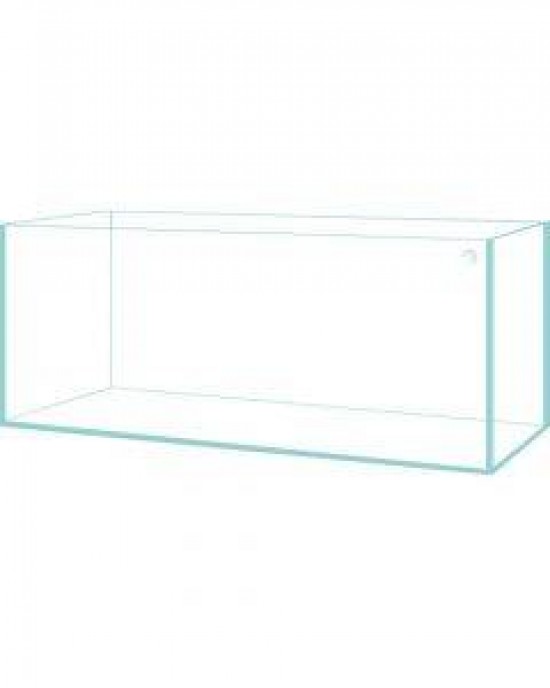 LONG CUBOID LOW-IRON RIMLESS AQUARIUM - 9.1 GALLON - AQUAMAXX