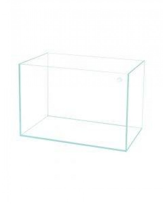 RECTANGULAR LOW-IRON RIMLESS AQUARIUM - 9.6 GALLON - AQUAMAXX