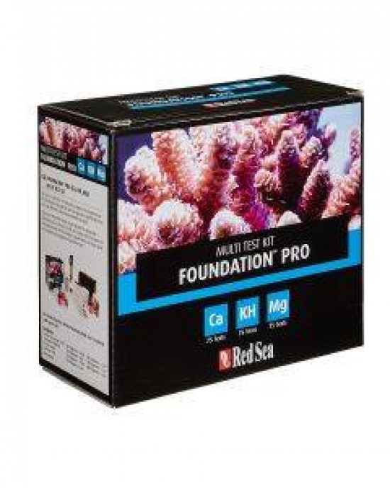 RedSea REEF FOUNDATION PRO MULTI TEST KIT (CA, ALK, MG)