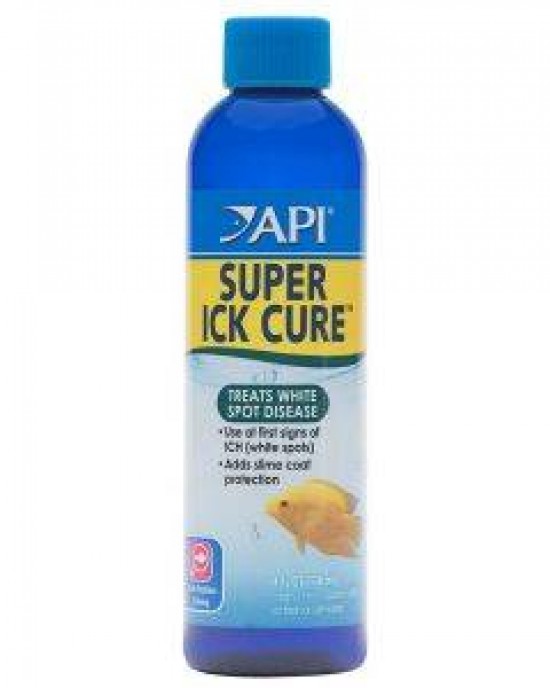 SUPER ICK CURE LIQUID TREATMENT FOR FRESHWATER AND MARINE (4 OZ.) - API